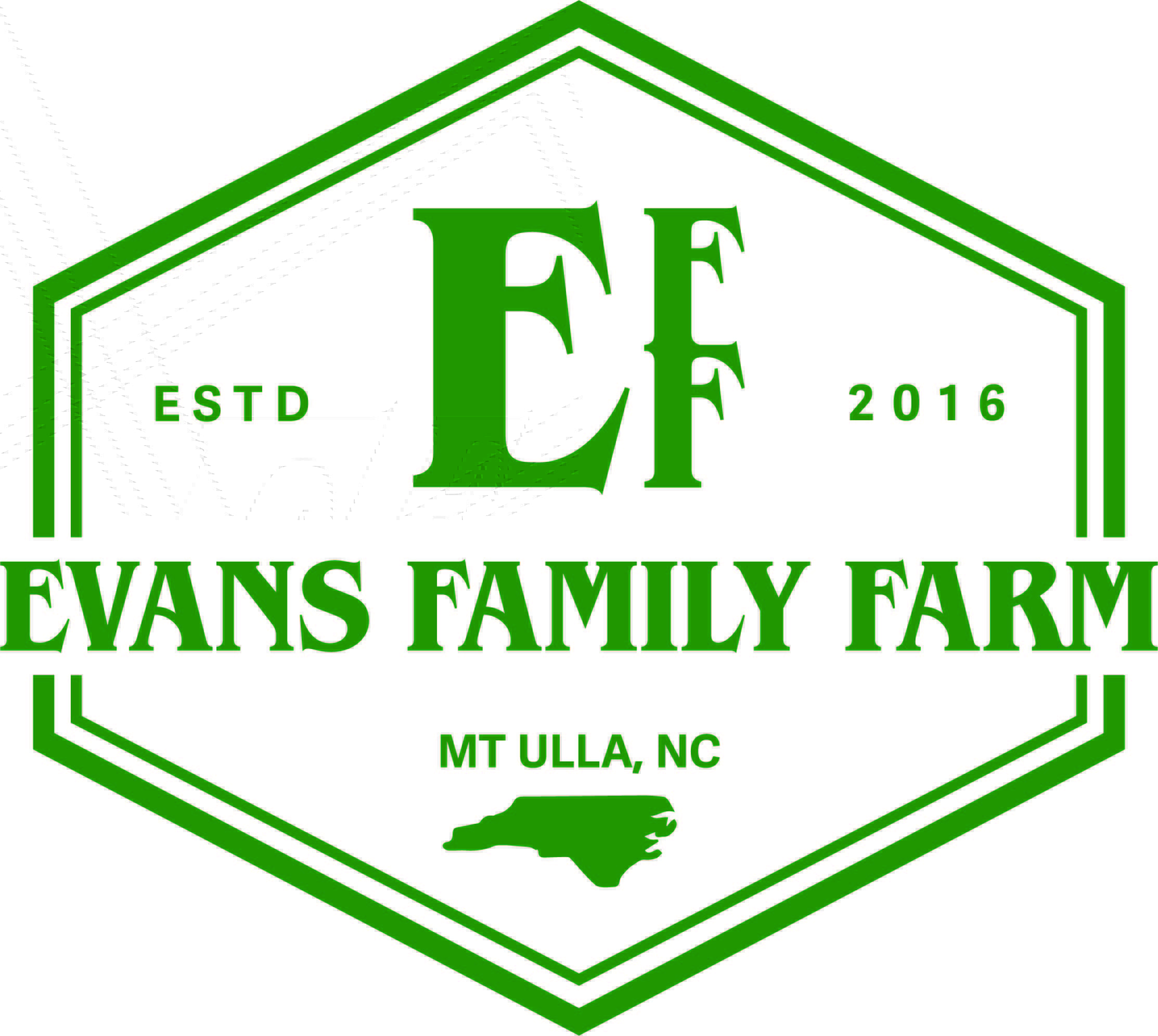 Green_Logo Logo design for a farm-themed business featuring a stylized market cart with a canopy, accompanied by bold, purple text reading "FARMLOGO."
